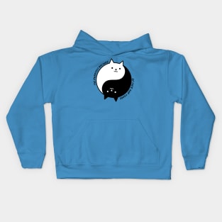 The Purrfect Balance Of Cute And Chaos Cat Kids Hoodie